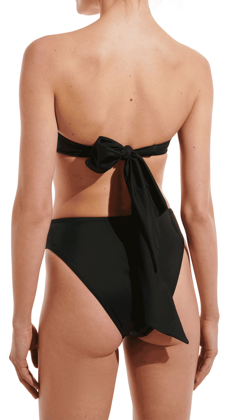 Strapless Bow-Bandeau bikini Top