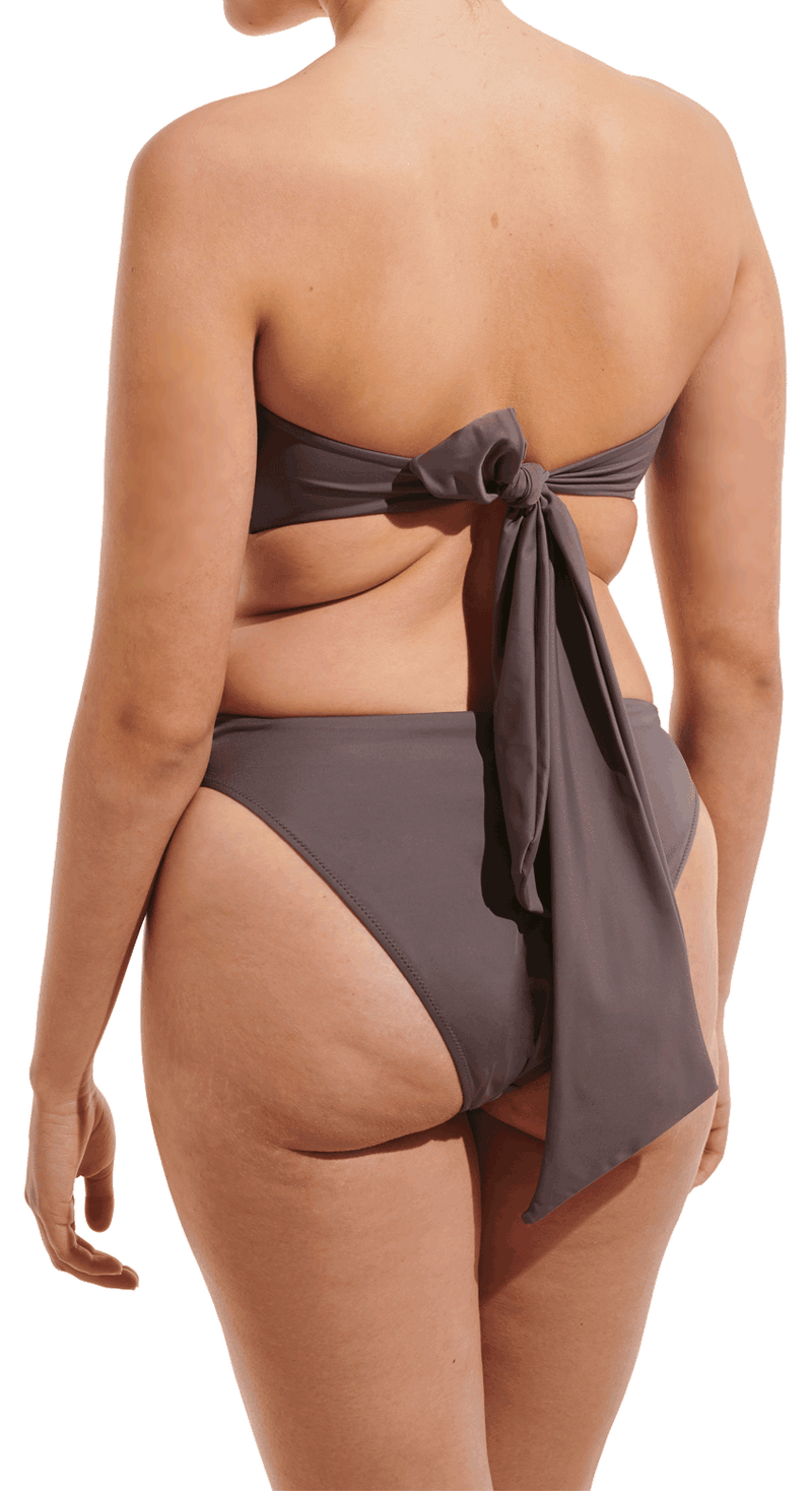 Strapless Bow-Bandeau bikini Top