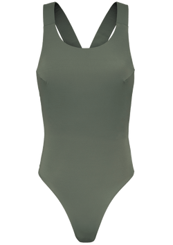 Cross back bathing suit