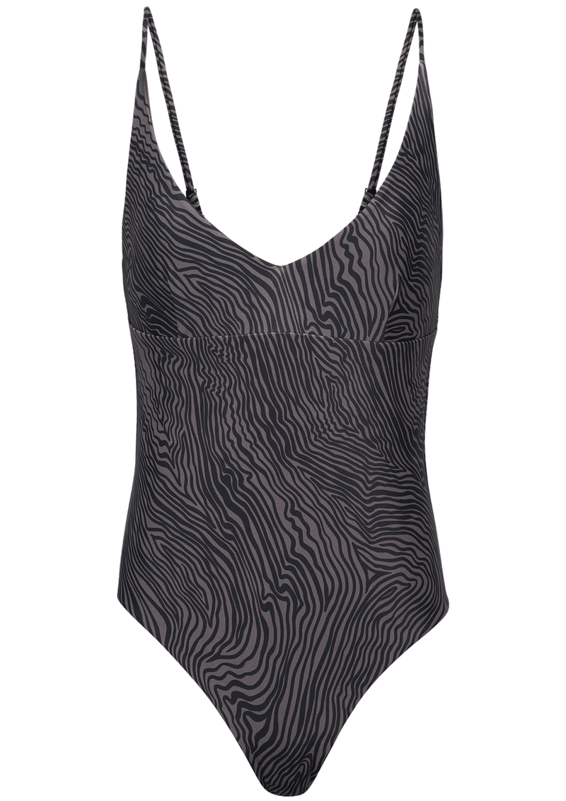 V-neck bathing suit