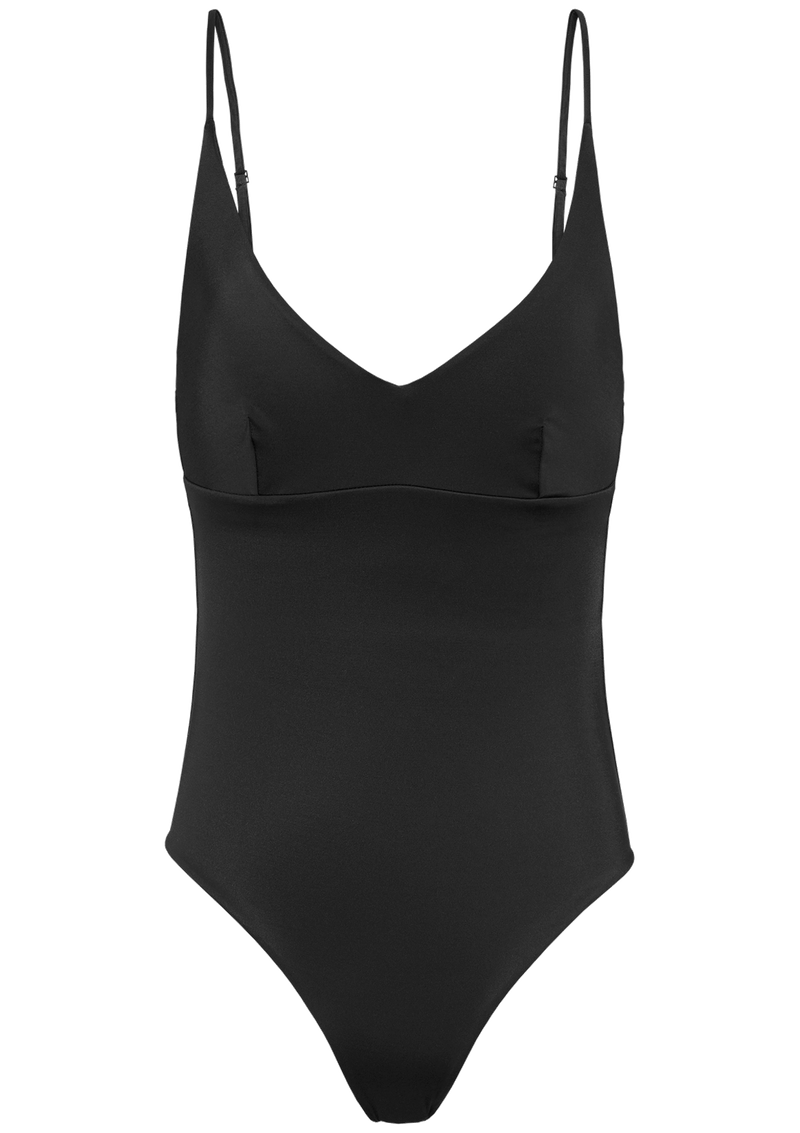 V-neck bathing suit