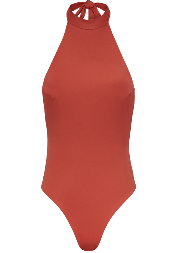 Halter neck bathing suit